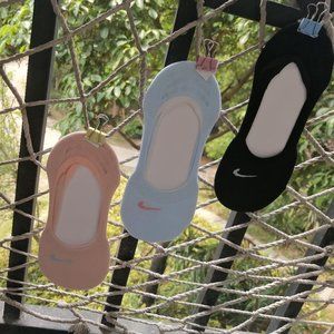 Nike black blue orange socks